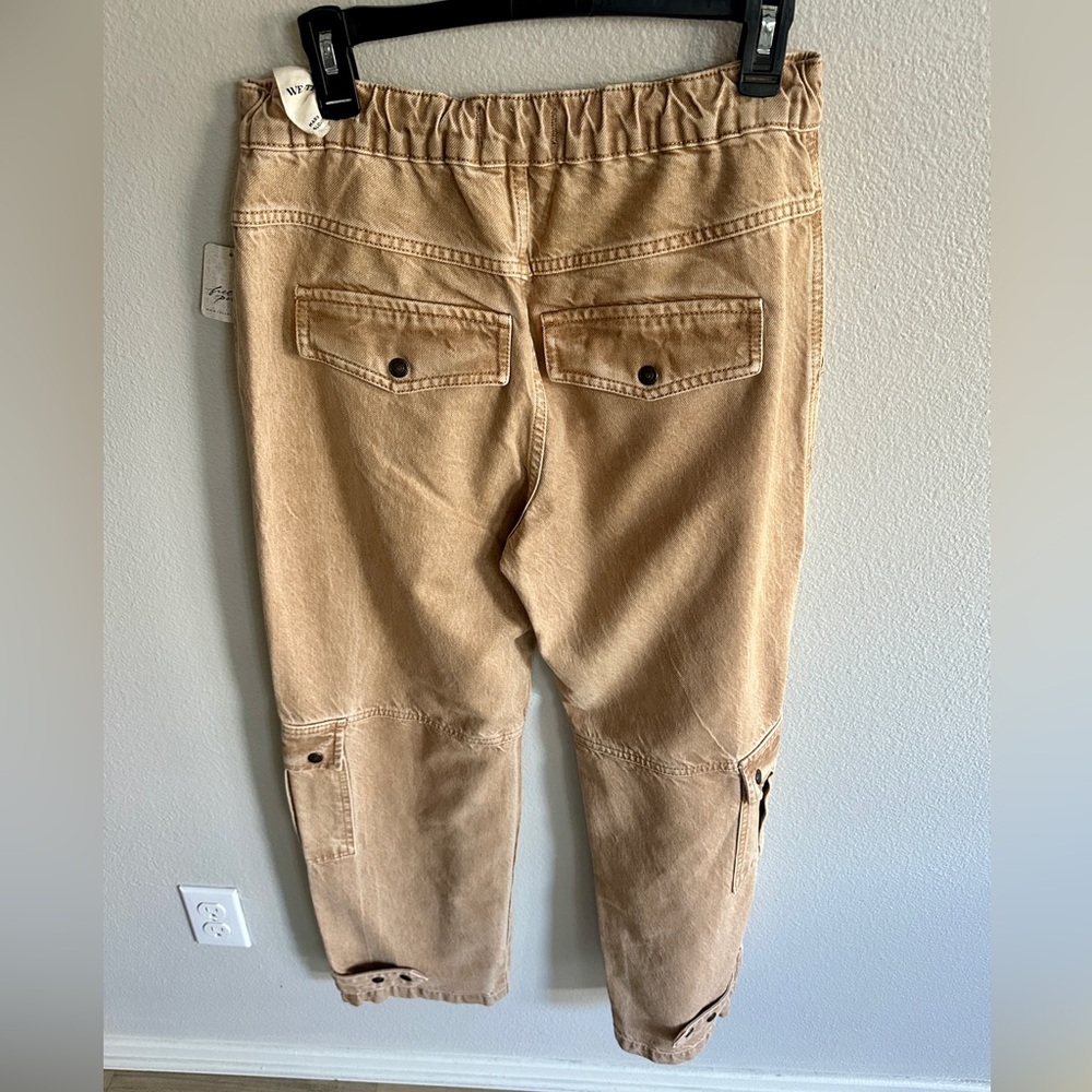 Free People We The Free Marx Slouchy Cargo Pants NWT 27 - Picture 3 of 16